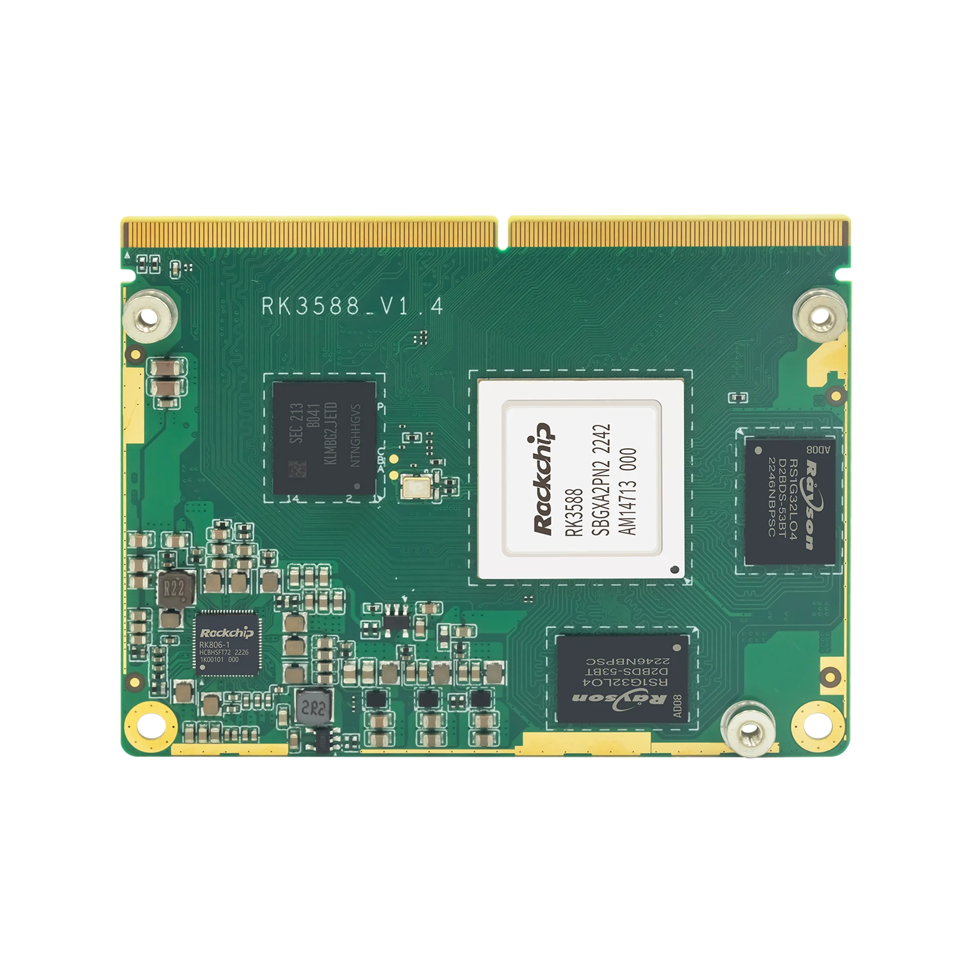 Banana Pi Gold Finger Plugging And Unplugging Som-3588-Pcie Quad Core Cortex-A76 + Quad Core Cortex-A55 8Gb Lpddr4 32Gb Emmc
