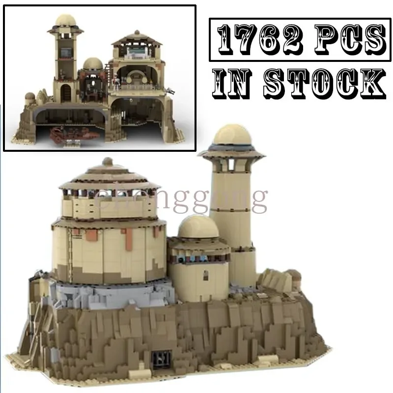 Nuovo Moc-108238 1762 Pezzi Scena Di Film Spaziale Il Palazzo Di Daimyo Assemblaggio Creativo Fai Da Te Compatibile 75326 Giocattoli Per Bambini Regal