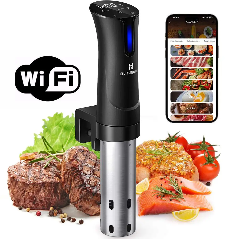 Elettrodomestico Sous Vide Cooker 1100W Mister Cuisine Smart Slow Cooker Con Lcd Digital Accurate Control 220V/110V Machine