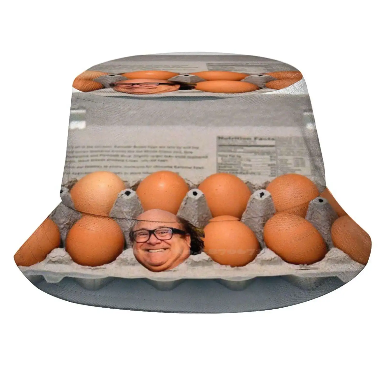 Johnny "Egg" Devito Coreano Ladies Outdoor Sun Hat Bucket Cap Johnny Devito Egg Carton Daniel Meme Matilda È Sempre Soleggiato In