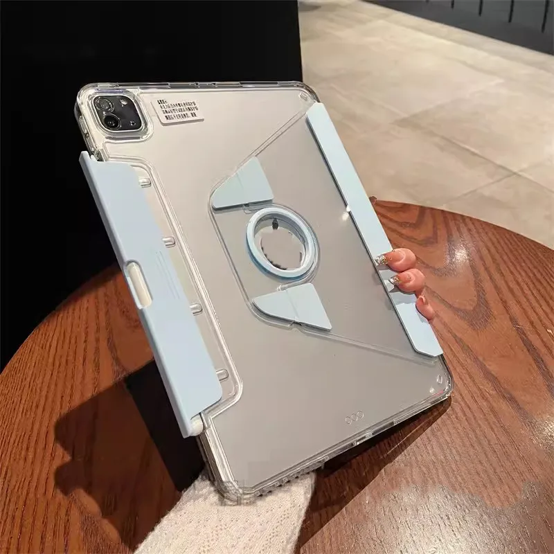 Cover In Cristallo Trasparente Per Xiaomi Pad 6 Pro 6 11 2023 Per Xiaomi Pad 5 Pro 11 Pollici 5 11 7 Custodia Magnetica Folio Stand Cassetto Pen Slot