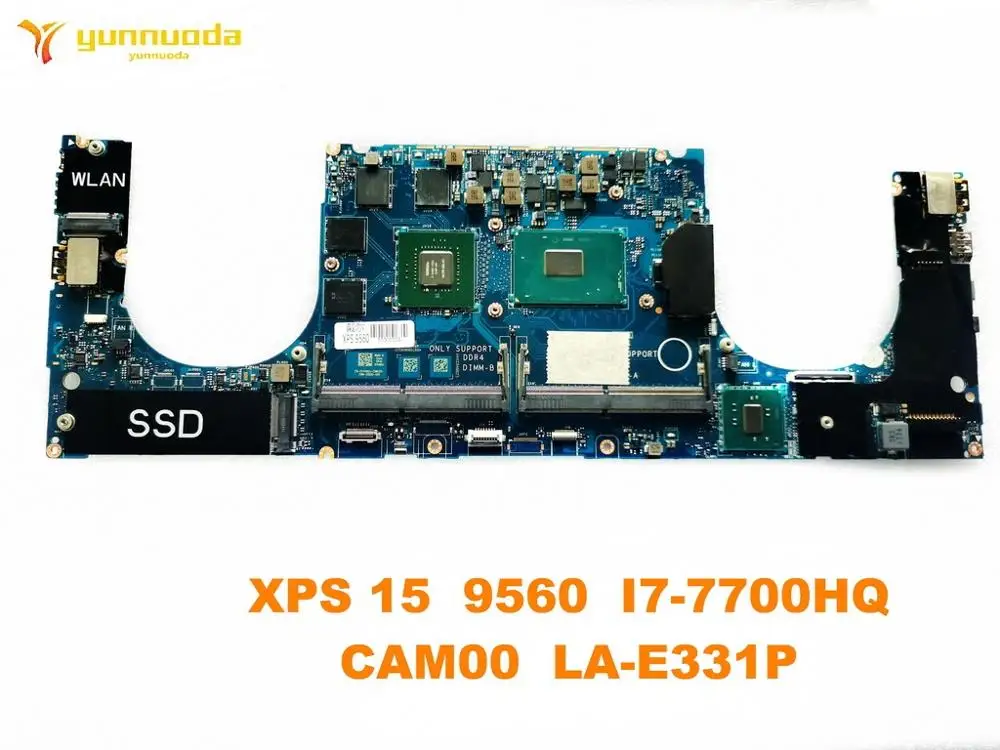 Originale Per Dell Xps 15 9560 Scheda Madre Del Computer Portatile Xps 15 9560 I7-7700Hq Cam00 La-E331P Testato Buona Spedizione Gratuita