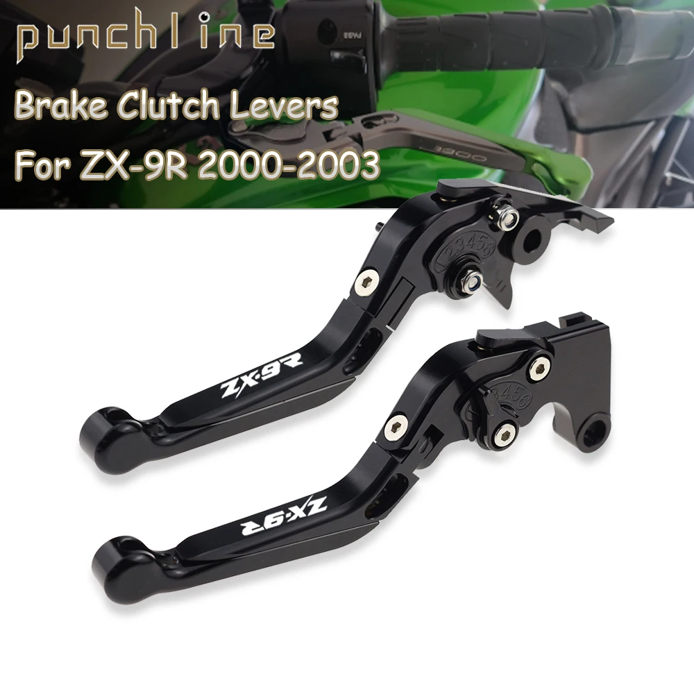 Fit Zx9R 2000-2003 Leve Frizione Per Zx-9R Zx 9 R Maniglie Freno Estensibili Pieghevoli
