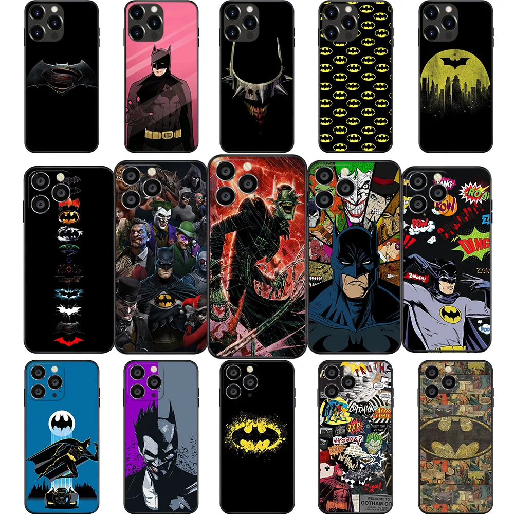 Id-9 Custodia Morbida Batman Per Samsung Note J5 J6 J7 J8 8 9 10 20 S21 J2 J4 Core Ultra Prime Plus Lite Pro