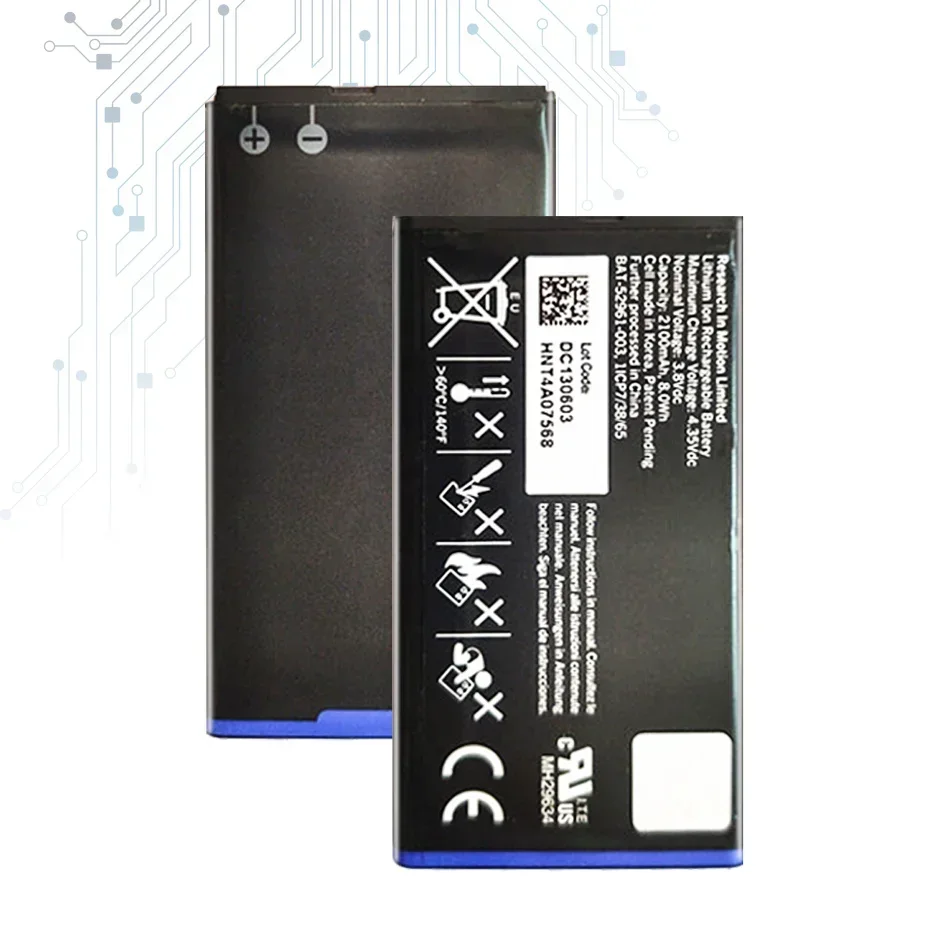 Batteria Bat-52961-003 Bat52961003 2100Mah Telefono Cellulare Per Blackberry Q10/Q10 Lte/Q10 Lte Sqn100-1