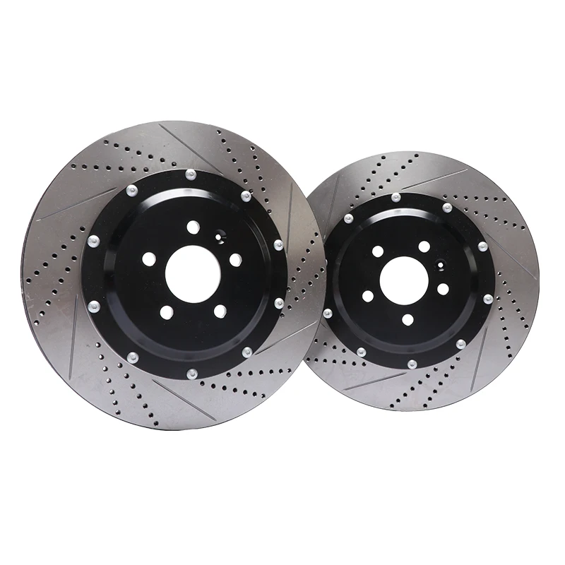Koko Racing Drill & Slot Brake Rotor 356*34Mm Disco Composito Per Audi A6 Factory Stock Rotor Sostituire
