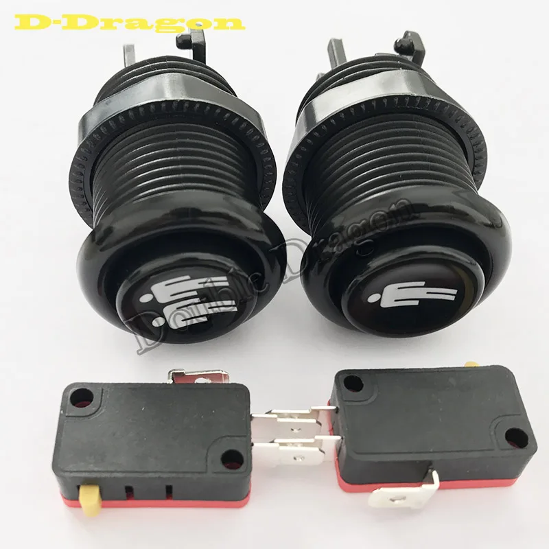 Nuovo Pulsante Arcade Lettore Nero Durevole Multicade Mame Jamma Gioco Interruttore Lungo 1P/2P Arcade Machine Cabinet Pulsante Funzione