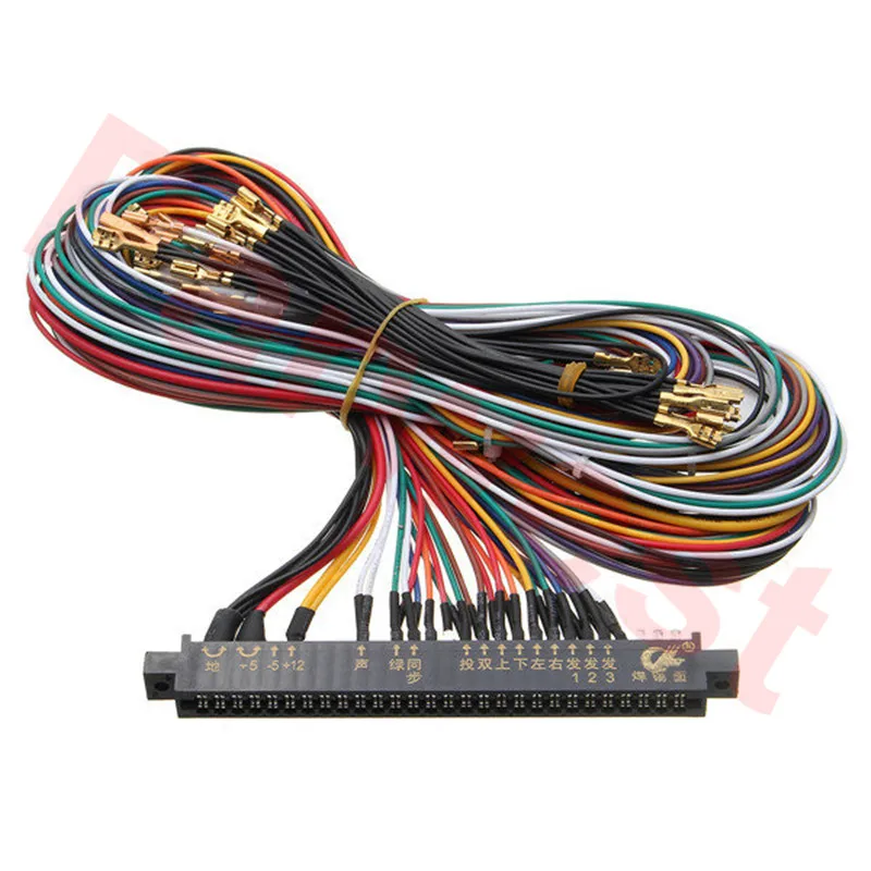 2 Pz/Lotto Arcade Jamma 56 Pin Interfaccia Cabinet Cablaggio Per Console Di Gioco Arcade Jamma 60-In-1 Board & Pd Box