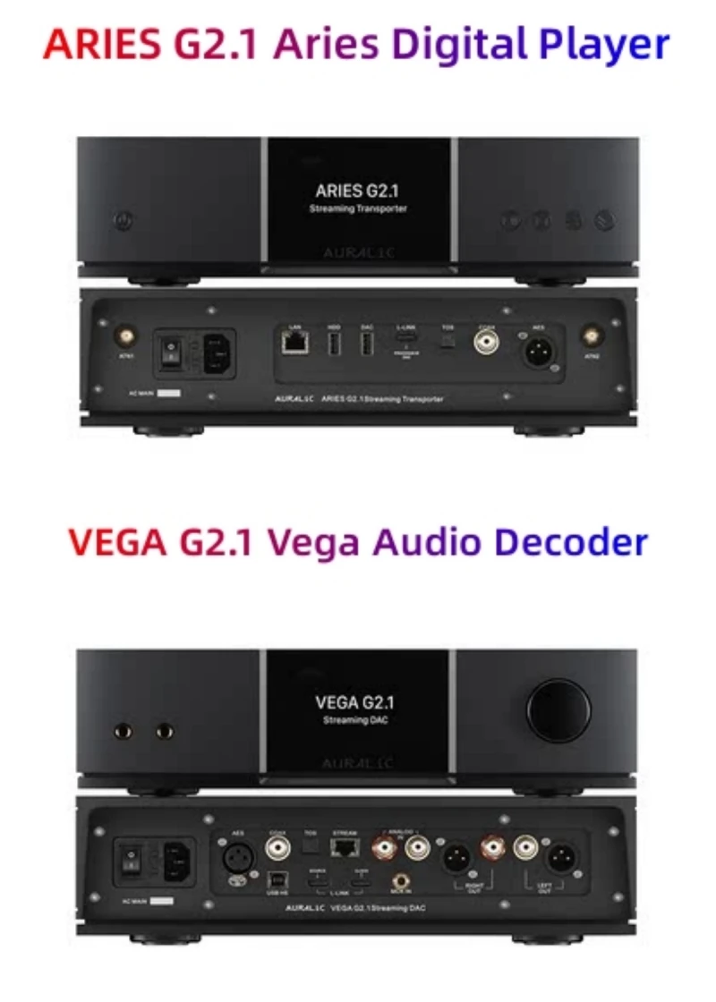 Nuovo Auralic, Aries G2.1 Digital Player, Vega G2.1 Audio Decoder, Leo Gx.1 Leo Digital Music Player/Decoder