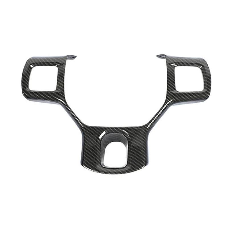 Rivestimento Della Copertura Interna Del Volante Dell'Auto Per Dodge Ram 1500 2500 3500 2010-2017 Accessori, Carbonio
