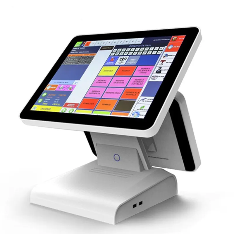 Tocca Il Registratore Di Cassa Negozio Di Frutta Abbigliamento Materno E Per Bambini Sistema Di Punti Vendita Touchscreen Capacitivo Da 15.1 Pollici I