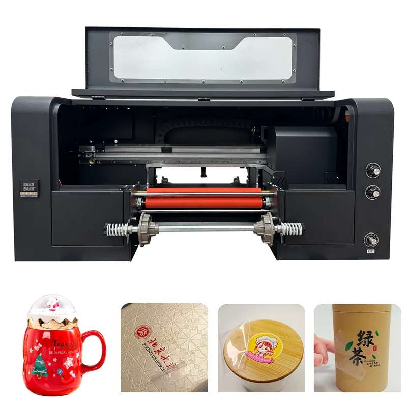 Guangzhou Factory Digital Uv Dtf Transfers Cups Wraps Printer Two Head Xp600 Set Completo Ab Film Transfer Uv Dtf Printer