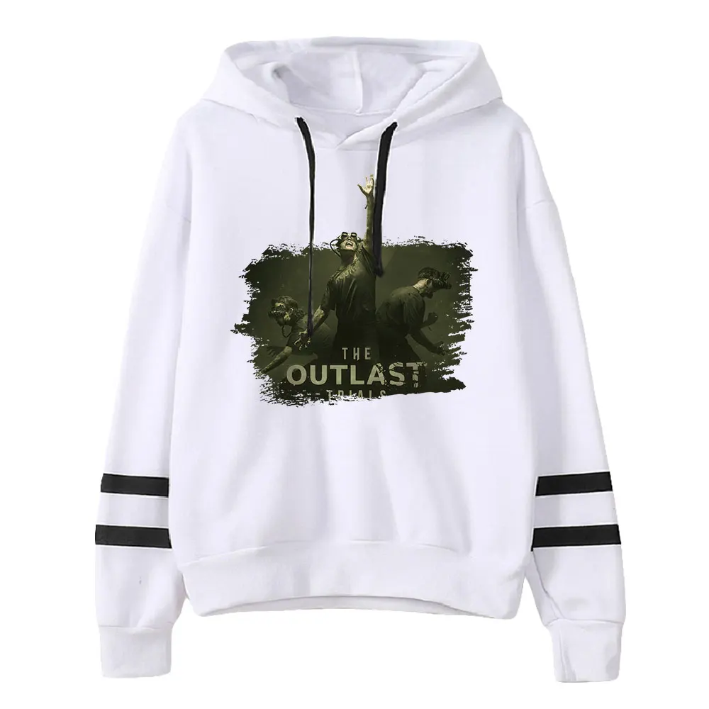 The Outlast Trials Felpe Con Cappuccio Casual Elegante Kpop Donna Uomo Streetwear High Street Pullover Harajuku Fashion Game