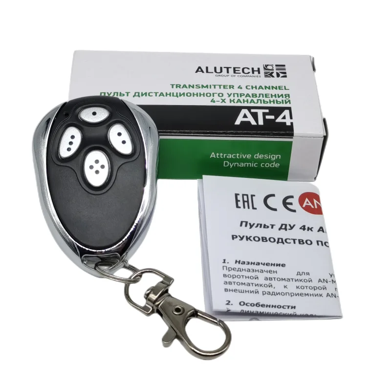 Per Alutech Telecomando Rolling Code Trasmettitore 4 Canali 433,92 Mhz Telecomando Per Porta Del Garage