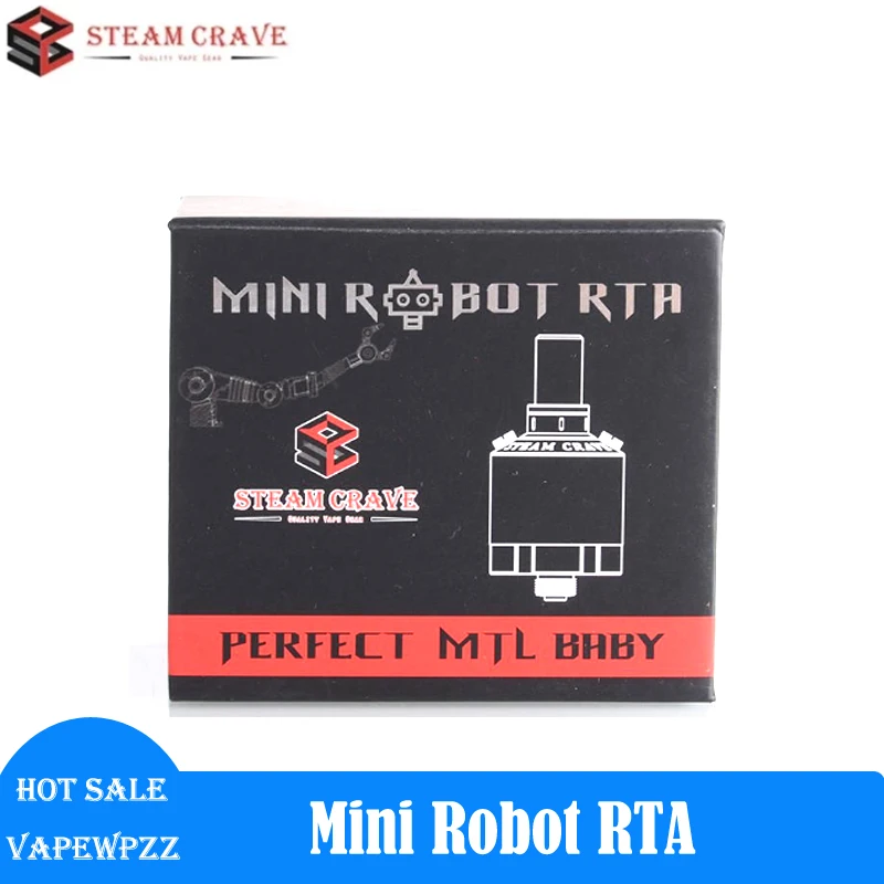 Buon Prezzo Sigarette Elettroniche Originali Steam Have Mini Robot Rta Tank Single Coil Deck Atomizzatore Ricostruibile Fai Da Te Mtl Vaping