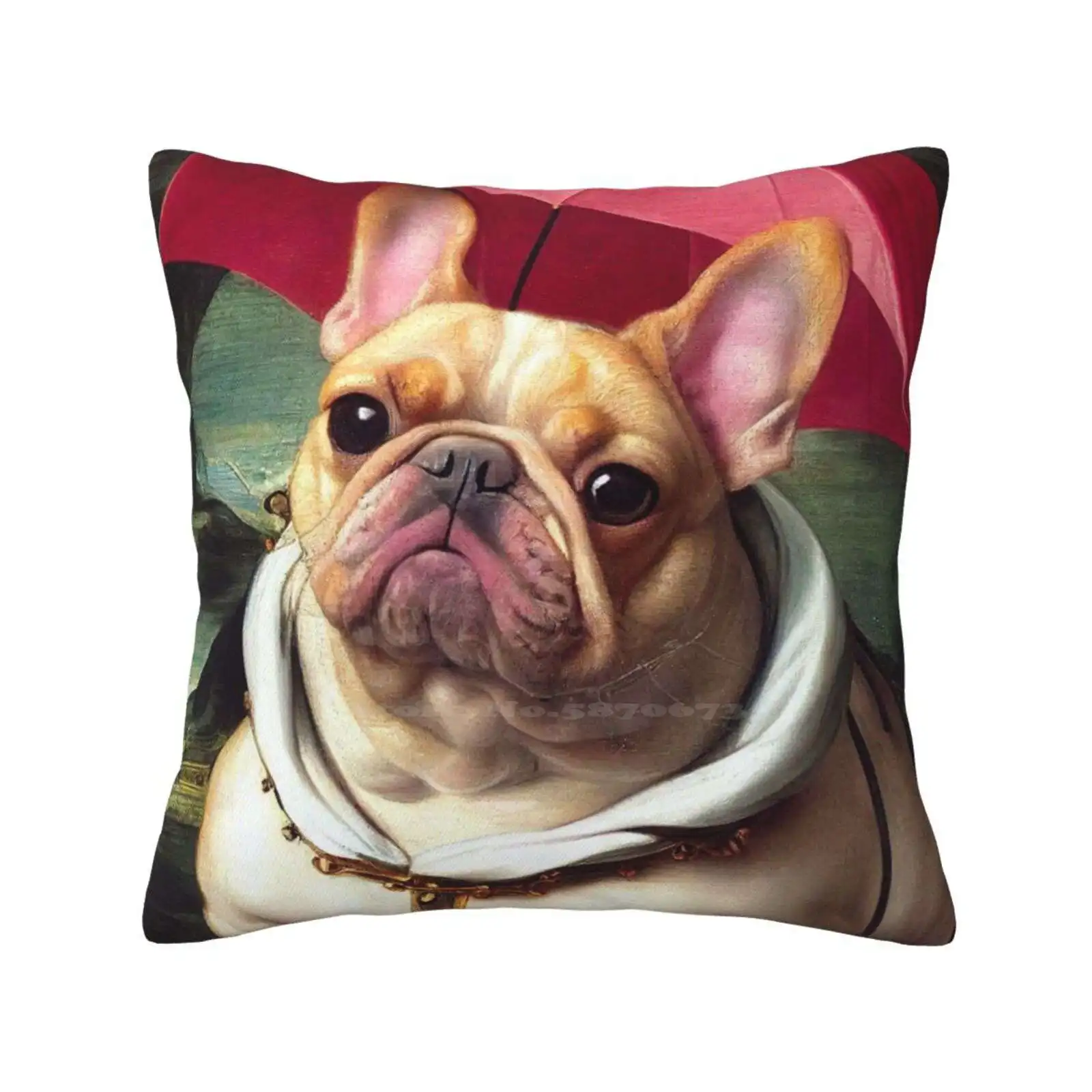 Frenchie Under The Rain Morbida E Confortevole Federa Frenchie Bulldog Frenese Bouledogue Cane Carino Bella Rinascimentale