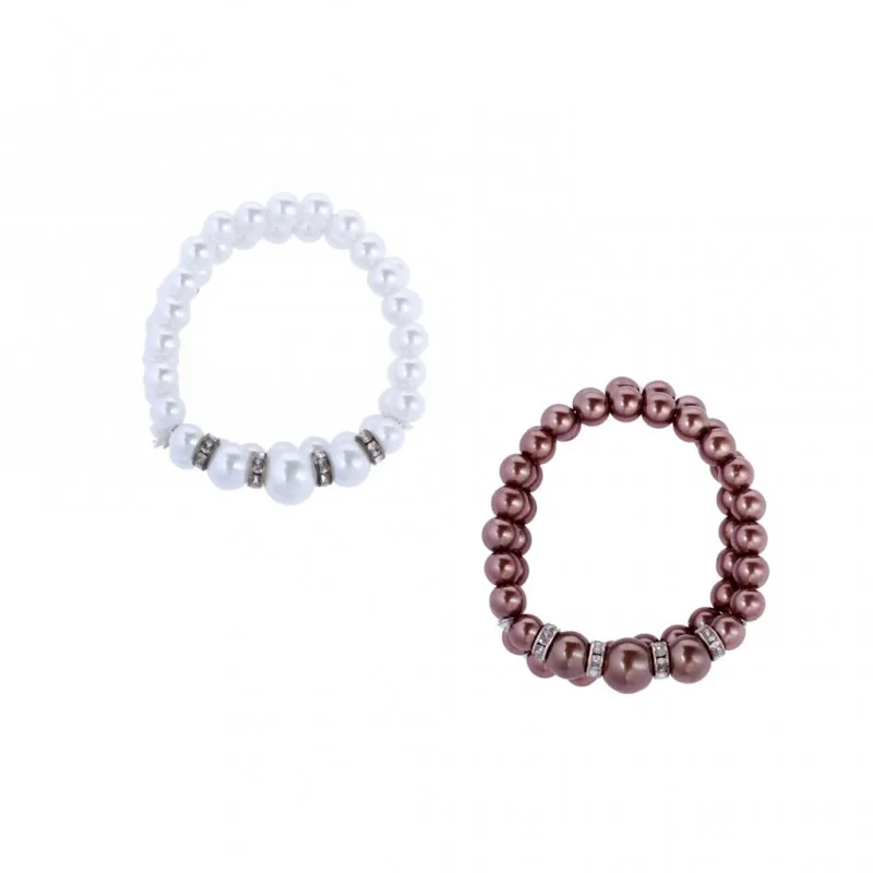 Pulsera De Perlas "Woman" In Caja De Regalo-Dettagli, Regali E Regali Per Bodas, Comuni Baratos Originales Invitados