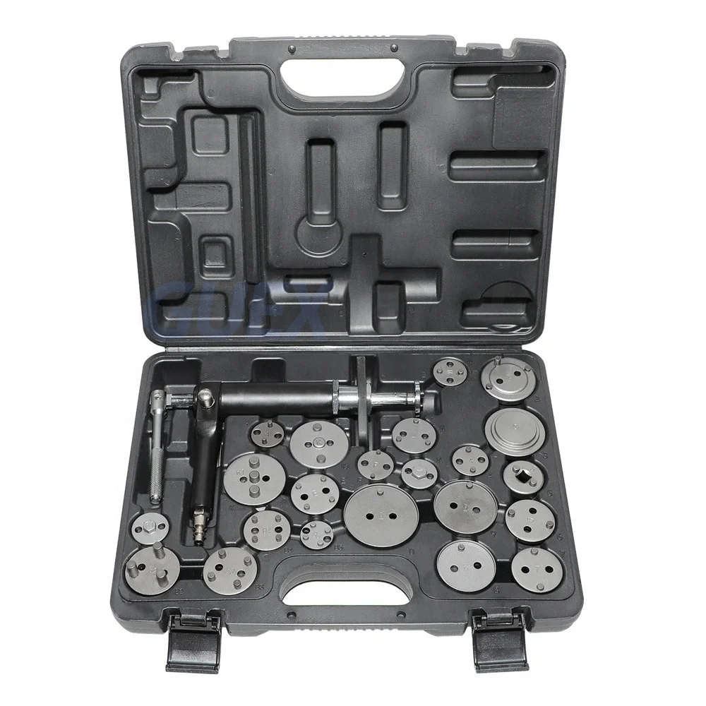 Universale 23 Pezzi Pistone Del Freno Pneumatico Wind Back Tool Set Auto Wind Back Car Brake Pad Smontaggio E Strumento Di Ricambio