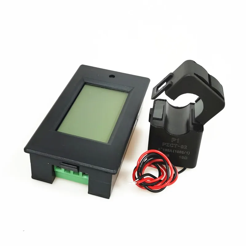 Pzem061 4 In1 Ac Multimetro Digitale Monofase Consumo Meter Volt Amp Voltmetro Amperometro Kwh Meter 220V 100A Con Split Ct