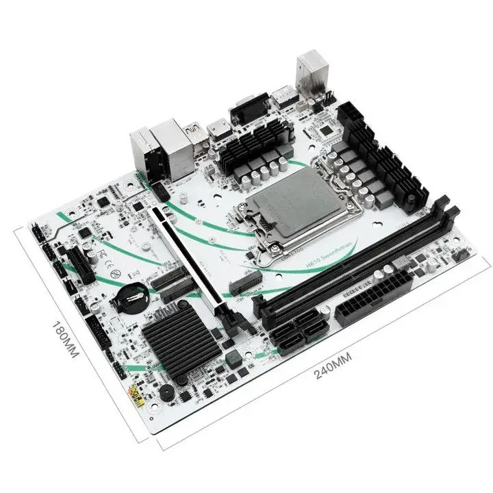 Giant Mechanical Muslimboard Ddr4 1700 Pin 10 Phase Power Supply Itx Computer Mini Mainboard