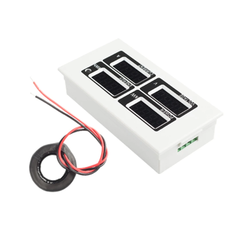 Peacefair Monofase Ac Led Wattmetro Misuratore Di Energia 220 V100A Volt Ampere Watt Kwh Power Monitor Pzem-004 Con Bobina Ct