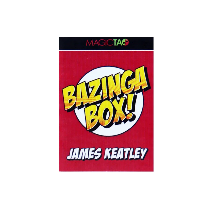Bazinga Box (Gimmick E Istruzioni Online),Stage Magic,Close Up,Card Magic Props,Fun,Mentalism,Illusion