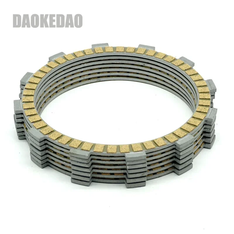 Per Honda Pc800 Pacific Coast Pc 800 1989-1997 Kit Piastra Disco Frizione Frizione In Fibra 7 Pezzi