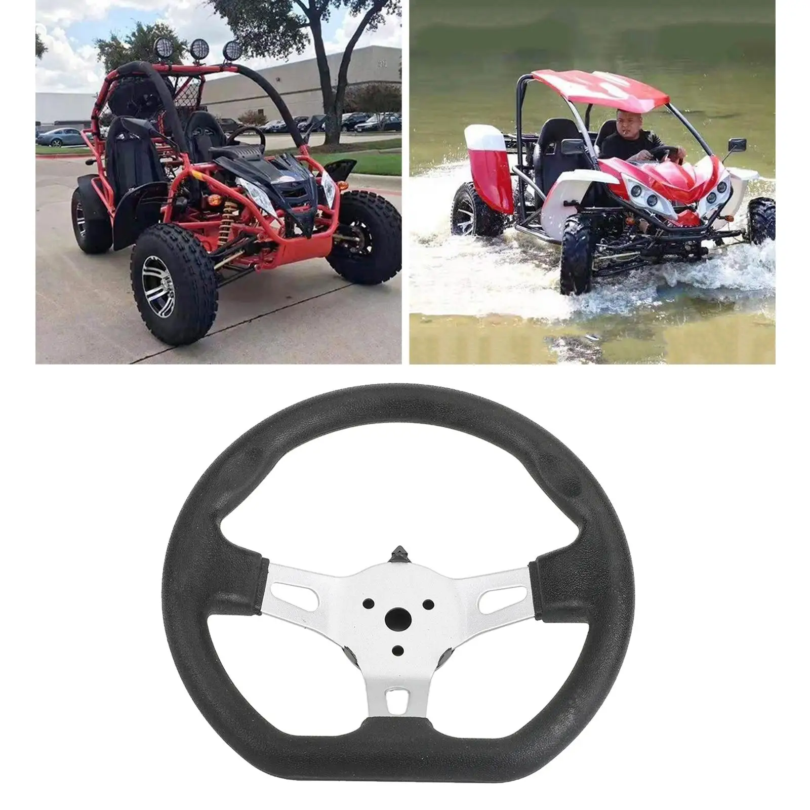 Volante Universale A 3 Razze Per Go Kart Go Cart Scooter