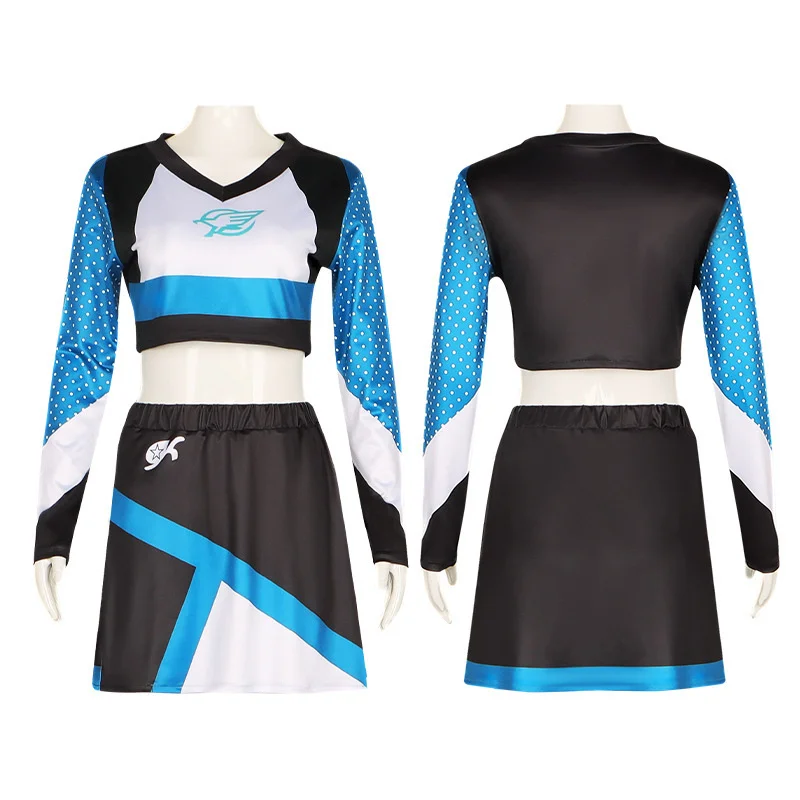 Purim Kids Maddy Elegance Cheerleader Uniform Dress Maddy Perez School Girls Women Musical Sports Team Hallowee Stage Team Suit