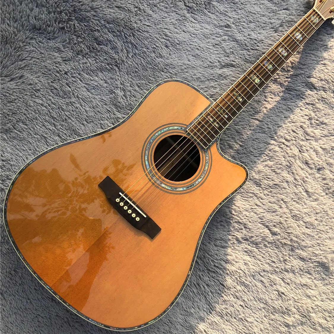 Cutaway 41 "Chitarra Acustica Solid Cedar Top Chitarra Elettrica Acustica Classic D Tipo 45 Modello Chitarra Acustica Spedizione Gratuita