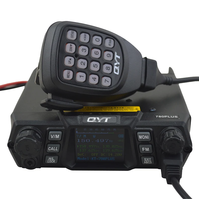 Qyt Kt-780Plus Vhf 136-174 Mhz 100 Watts 200 Canali Di Memoria Fm Mobile Transceiver Auto Mobile Radio 780 Plus