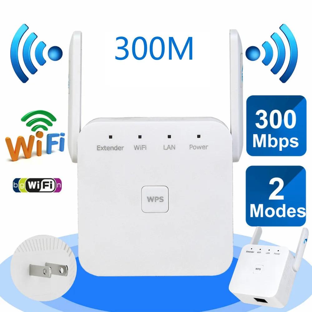300M Amplificatore Wifi Router2.4G Ripetitore Rete Expander Range Extender Roteader Router Wireless Wi-Fi