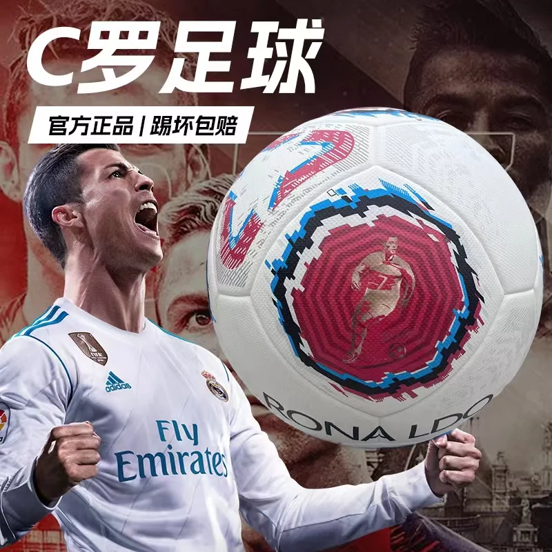 Cristiano Ronaldo Cr7 Signature Football Match Nuovo Pallone Da Calcio Taglia Ufficiale 5