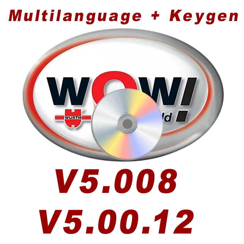 Wow Wurth Software V5.00.8 R2 Multilingue Con Chiave Gratuita Per Auto E Camion Vd Delphis Ds150E Multidiag Wurth Wow 5.00.12