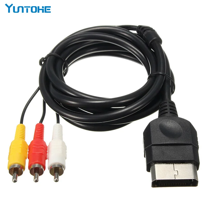 50Pcs 1.8M Av Rca Cavo Per Xbox 1080P Audio Component Video Convert Cavo Per Hdtv Dvd Tv Commercio All'Ingrosso