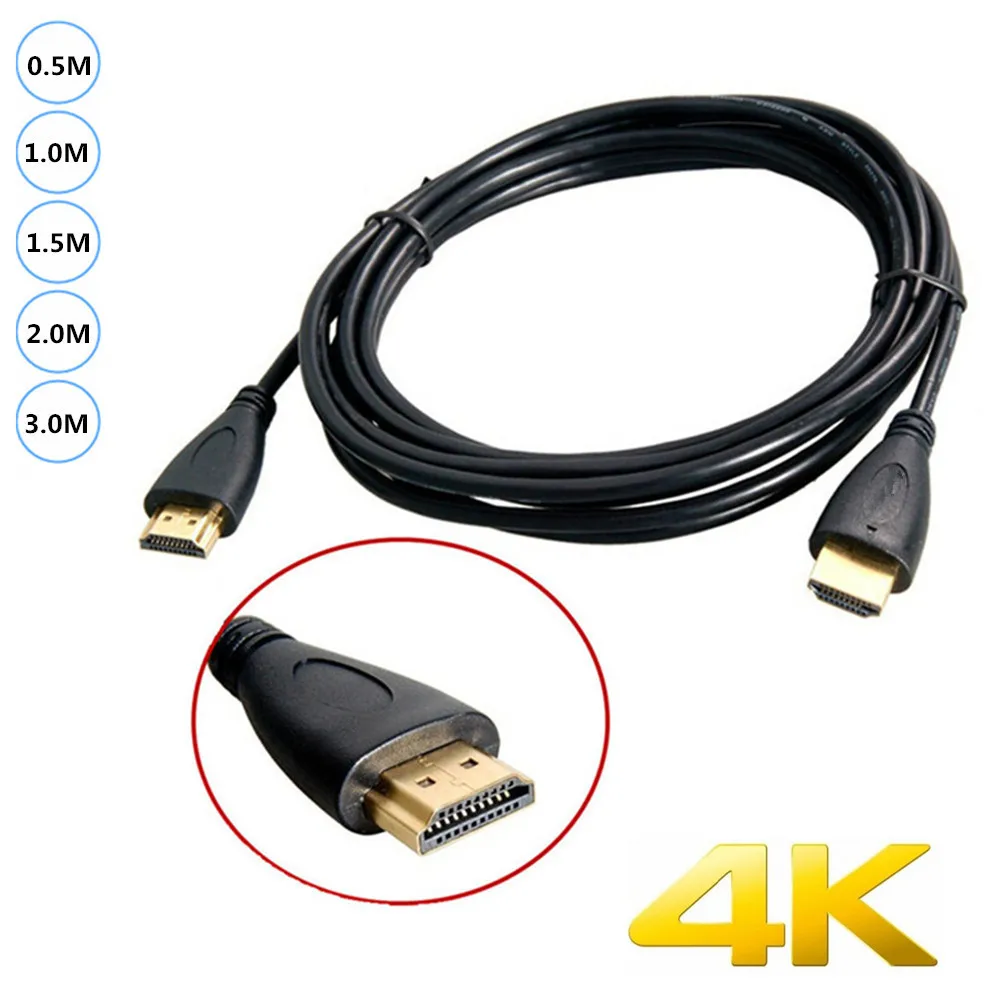 Cavo Hdtv 3Ft Spina Placcata Oro Maschio A Maschio M/M 1.4 V 1080P 3D Per Hdtv Xbox Ps3 1M 1.5M 3M