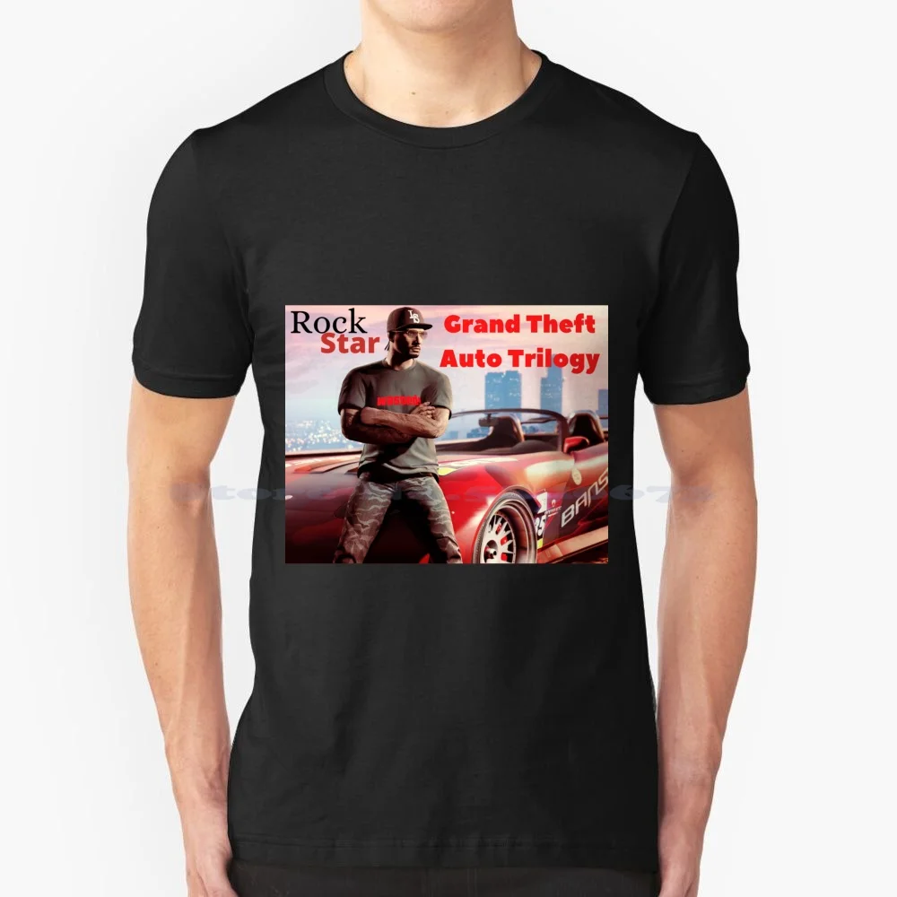 Giochi Grand Theft Auto Trilogy T Shirt 100% Cotone Tee Grand Theft Auto Game Grant Theft Auto Trilogy Games Car Bike Truck Women