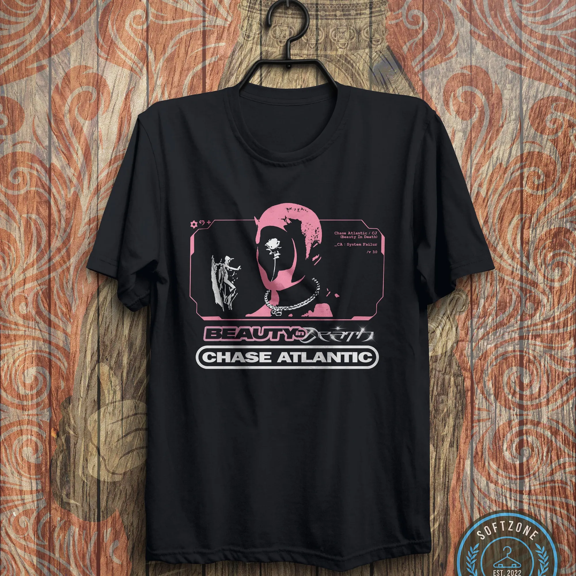 Chase Atlantic Beauty In Death Album T Shirt Tour R B Music Maniche Lunghe O Corte