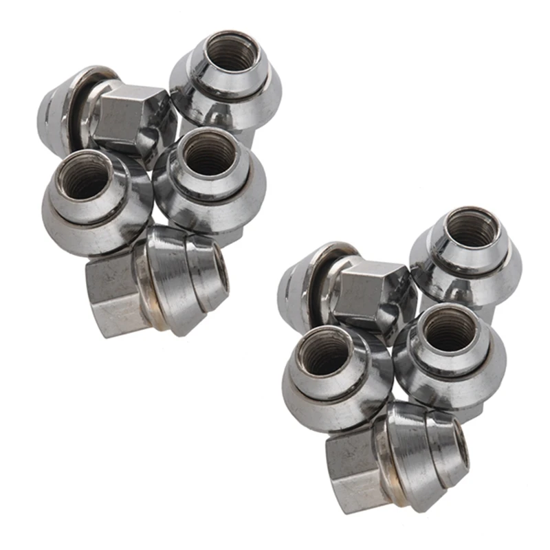 10 Pz M12 X 1.5 19Mm Esagonale Per Ford Wheel Open Nuts Fiesta Focus Ka Mondeo C-Max