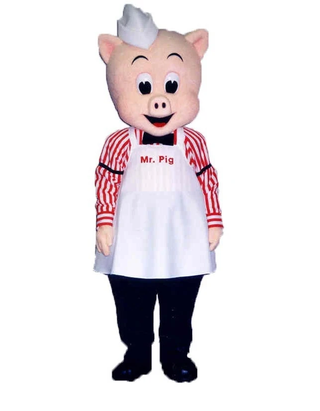 Pink Pig Mascot Costume Mr Pig Custom Fancy Costume Cosplay Kit Mascotte Fancy Dress Personaggio Dei Cartoni Animati N31844
