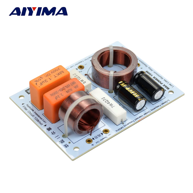 Aiyima 2Pcs Bass Treble 2 Way Crossover Audio Board Febbre Altoparlante Divisore Di Frequenza Filtri Crossover Per Kasun Home Theater