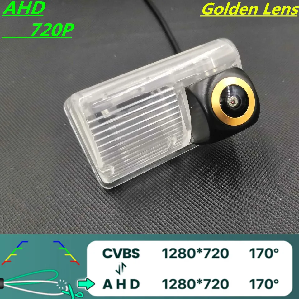 Ahd 720P/1080P Golden Lens Car Rear View Camera Per Toyota Corolla Verso 2004 -2009 Corolla E120 Monitor Per Retromarcia