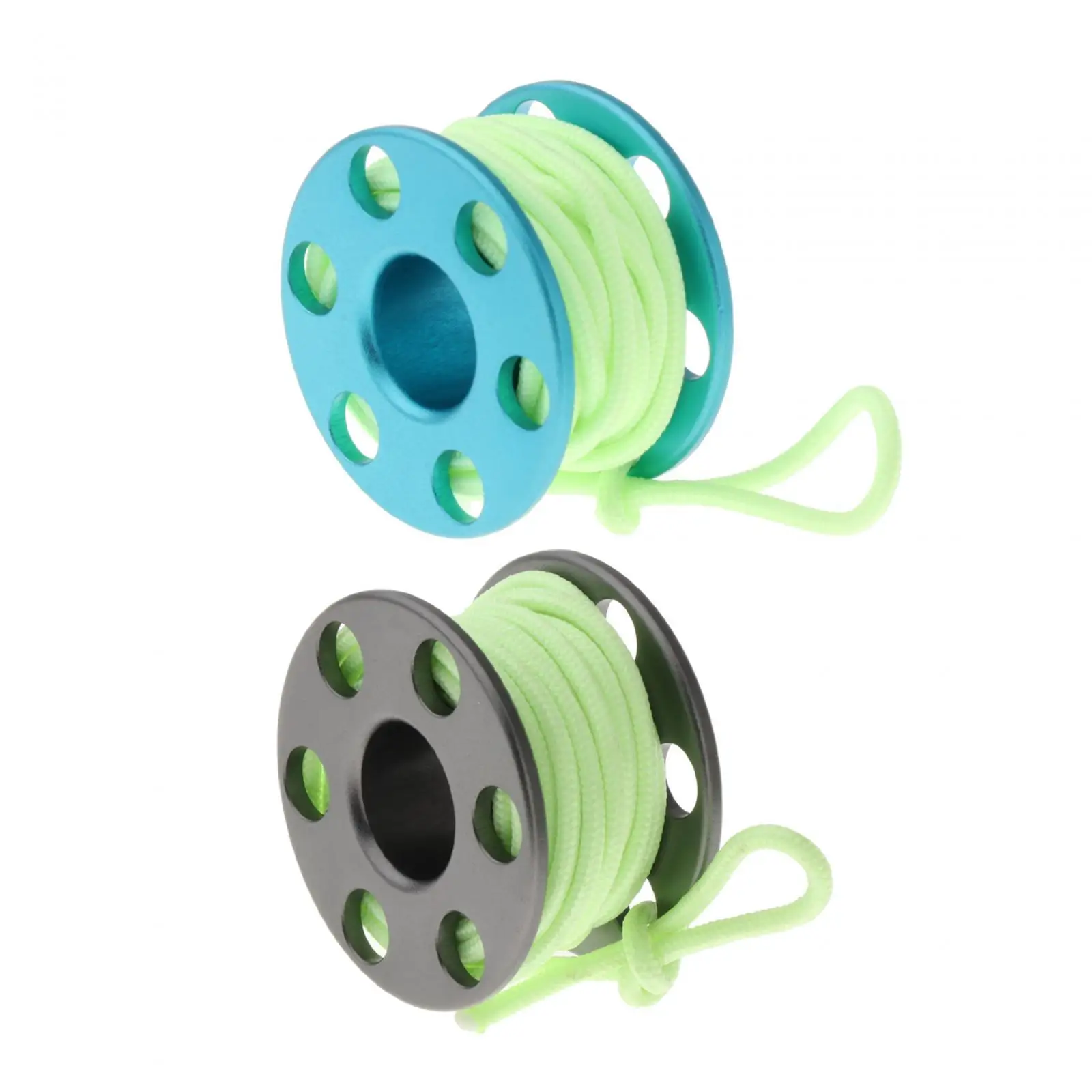 Scuba Spool Reel 2M Bobina Bobina Durevole Scuba Diving Finger Spool Reel Diver Underwater Accessory