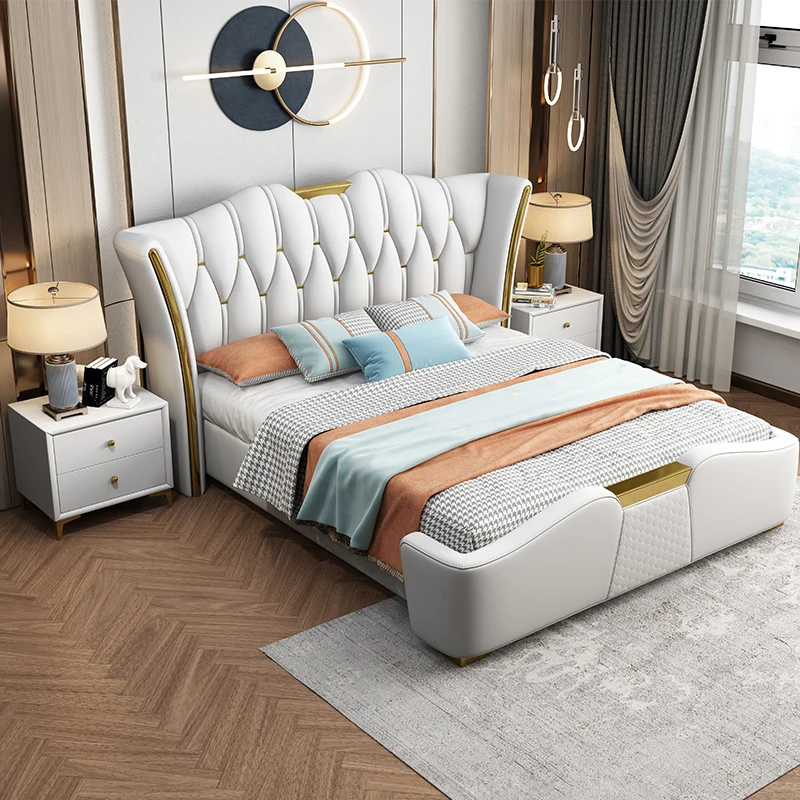 Moderno Letto Matrimoniale Matrimoniale Europeo Piuttosto Unico Soggiorno Struttura Letto Matrimoniale Twin Hotel Letto Matrimoniale Mobili Camera Da 