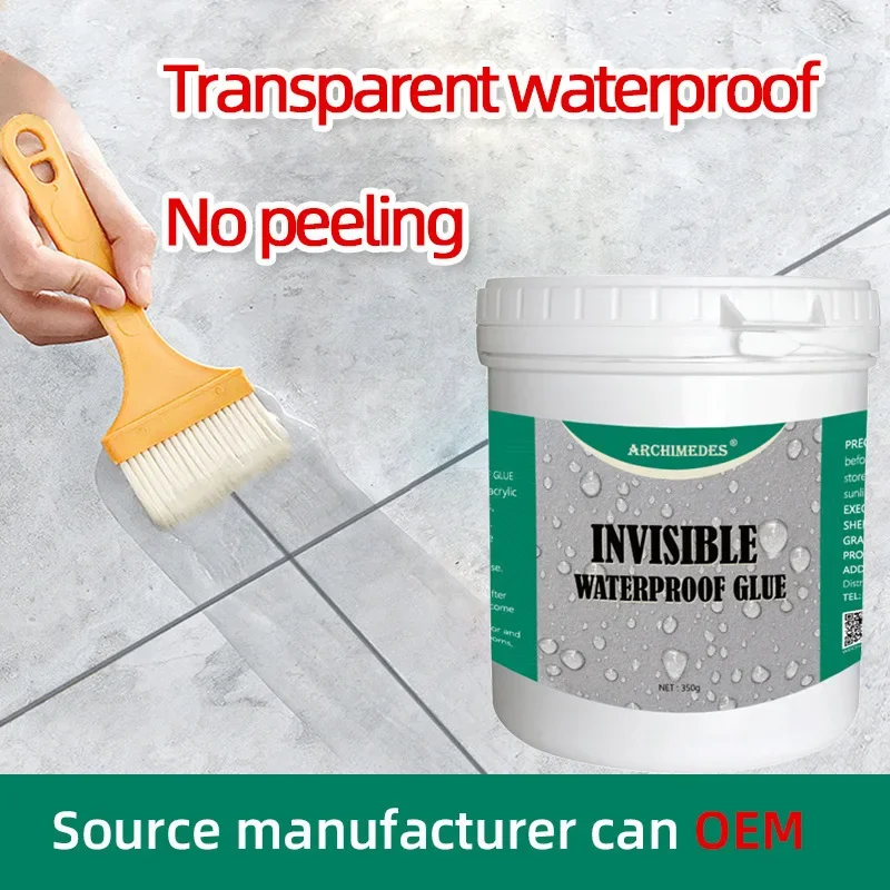 Rivestimento Impermeabilizzante Adesivo Impermeabilizzante Trasparente Agente Sigillante Impermeabile Colla Trasparente Colla Nano Anti-Perdita Per Wc