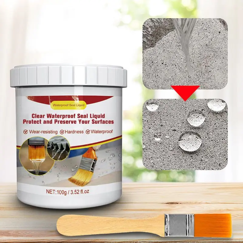 100G Clear Waterproof Seal Agente Liquido Toilette Colla Anti-Perdita Forte Incollaggio Adesivo Sigillante Colla Invisibile Riparazione Strumenti Liqu