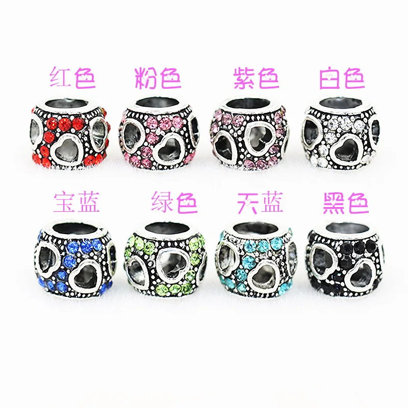 Handmdorae Diy Dora Style Bracciale Accessori Per Gioielli Bedoras Hollow Drill Hole Bedoras All'Ingrosso Love Beads H20