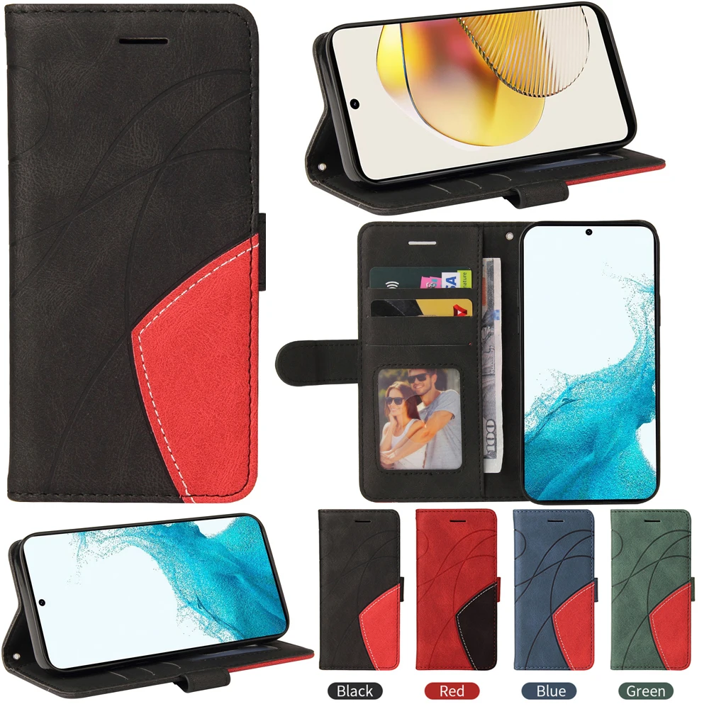 Per Oppo A78 5G Custodia Cover Coque Flip Wallet Custodie Per Cellulari Cover Borse Sunjolly Per Custodie Oppo A78 5G
