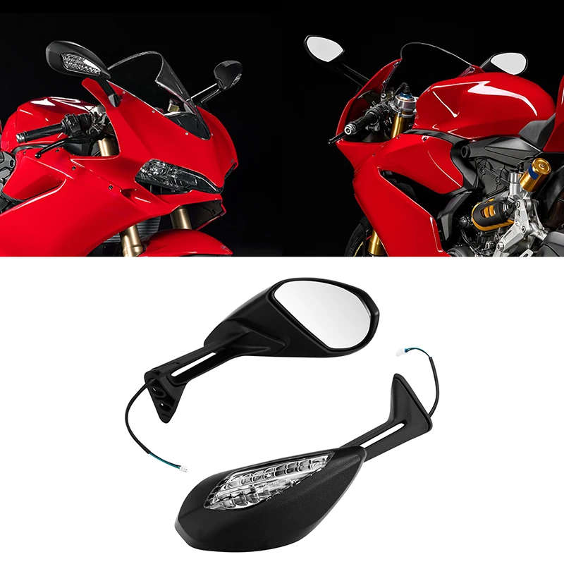 Specchietti Indicatori Di Direzione Moto Per Ducati 1299 Panigale/S/R 2015-2019 959 Panigale 2016-2019 959 Panigale Corse 2018-2020