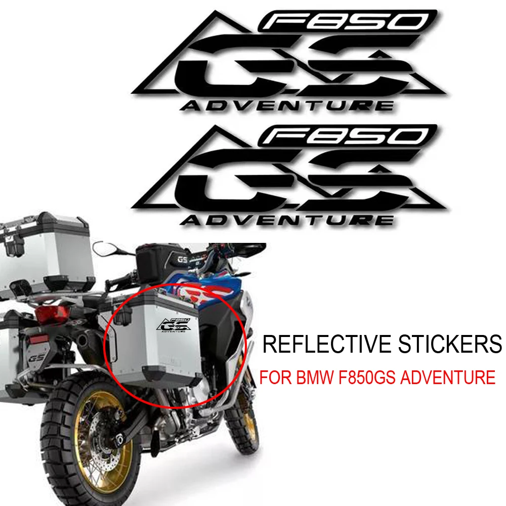 For Bmw F850Gs F850 F 850 Gs Adv Adventure Motorcycle Top Side Tail Box Cases Panniers Luggage Stickers Decals